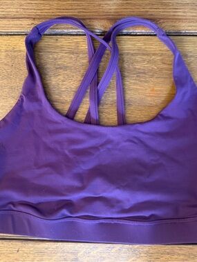 Lululemon Energy Purple Strappy Women's Sports Bra